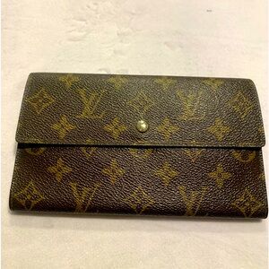 COPY - Authentic Louis Vuitton Monogram Porte Tresor Trifold Long Wallet